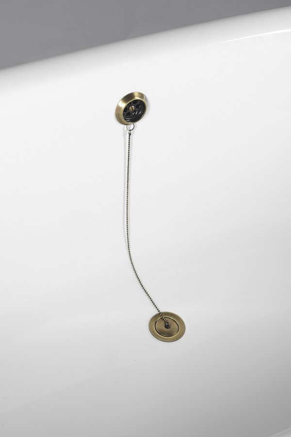 REGATA volně stojící vana 175x85x61cm, nohy bronz, bílá 10121