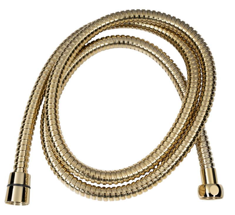 POWERFLEX kovová sprchová hadice, 150cm, zlato FLEX150G