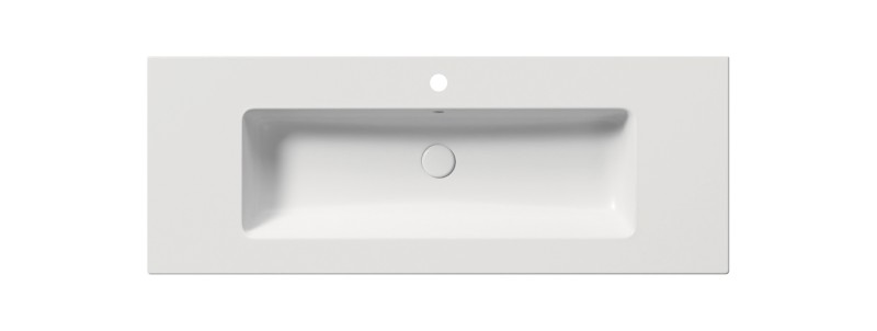 PURA keramické umyvadlo Slim 122x46cm, bílá mat 8887109