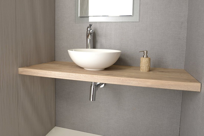 AVICE deska pod umyvadlo 110x50cm, tl.5cm, dub Rover AV114