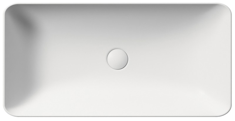 NUBES keramické umyvadlo na desku 80x40cm, bílá mat 904009