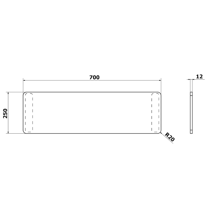 UNIVERSAL sedák na vanu, 70x25 cm, černá 73257