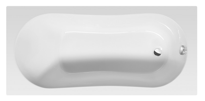 JIZERA vana 150x70x39cm, bílá G1570