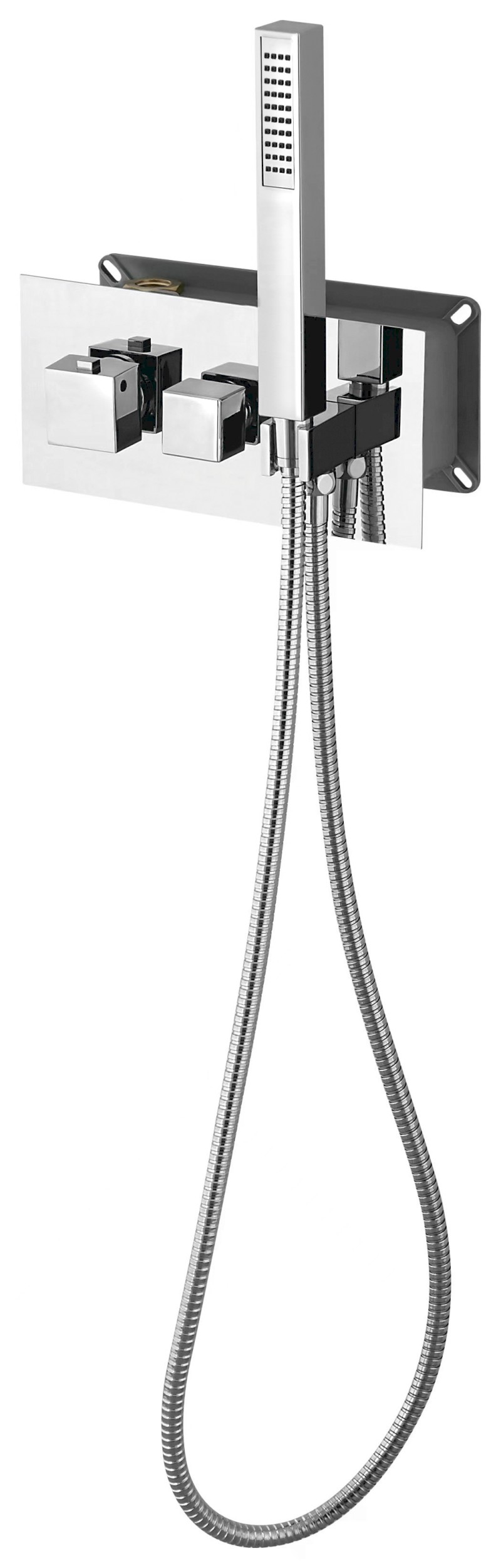 LATUS podomítková sprchová termostatická baterie vč. sprchy, 2/3 výstupy, chrom 1102-45