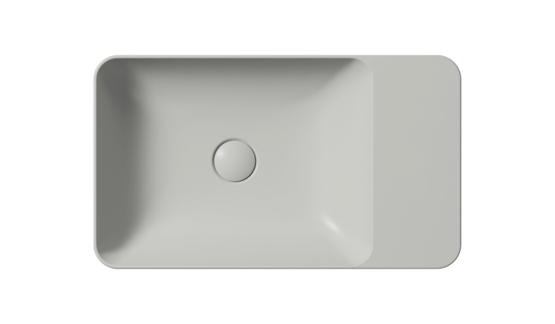 MODO keramické umyvadlo na desku 60x35cm, bez otvoru, cenere mat 9883017