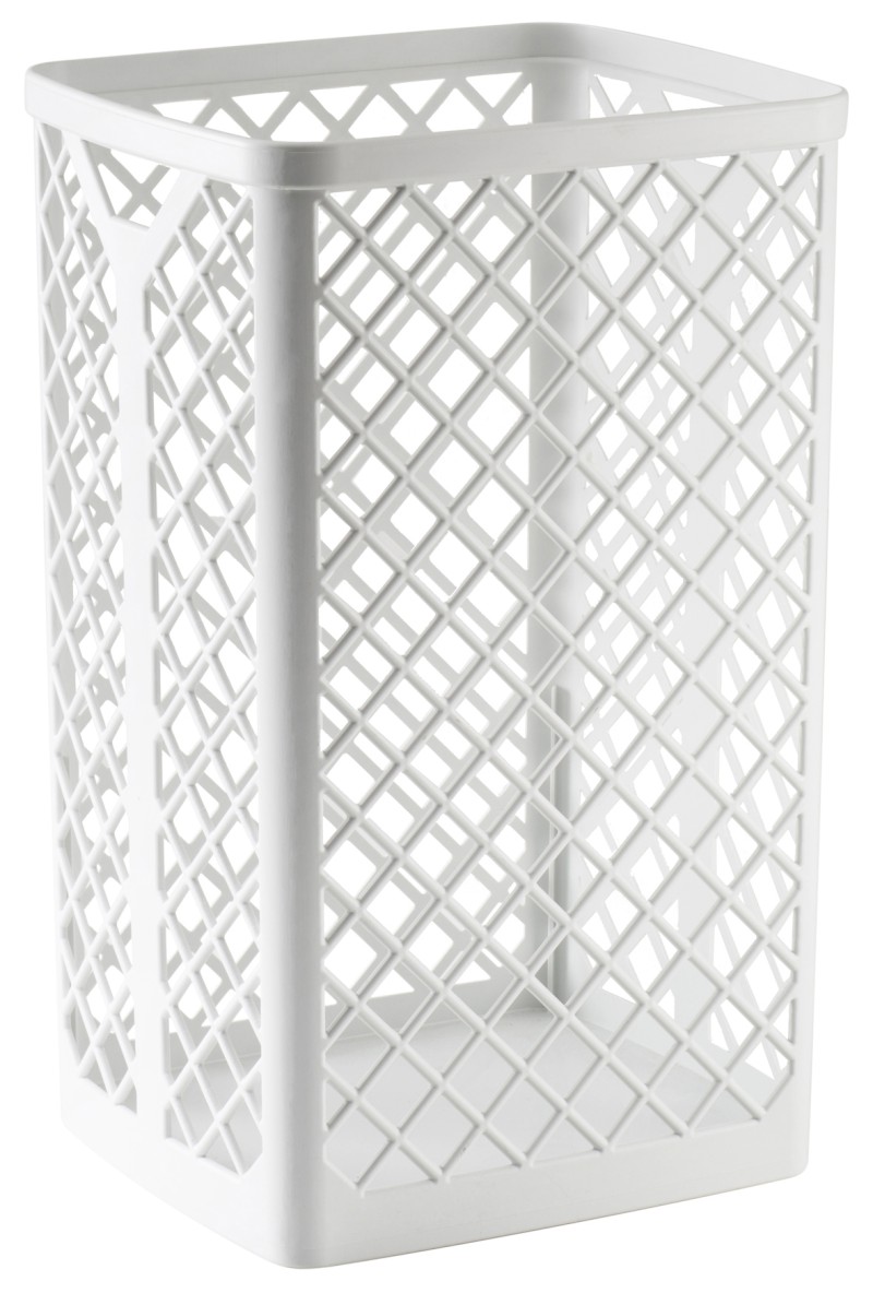 LINEACQULBA odpadkový koš nástěnný 35l, bílá A51001