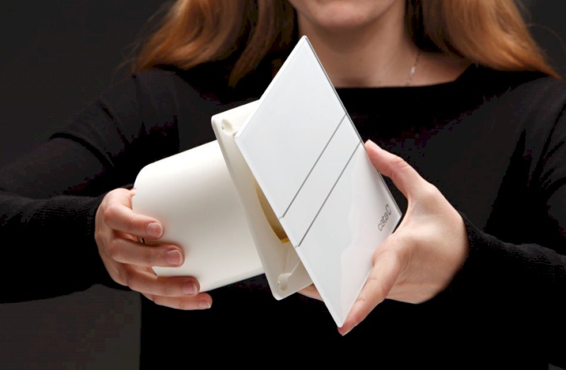 E-100 G koupelnový ventilátor axiální, 8W, potrubí 100mm, bílá 00900000