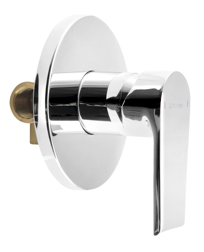 KAI podomítková sprchová baterie, 1 výstup, chrom KA41