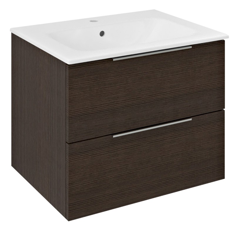 CIRASA umyvadlová skříňka 59,2x52x46cm, borovice rustik CR611-1616