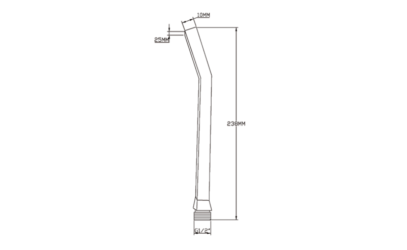 Ruční sprcha, 230mm, mosaz/chrom 1204-01