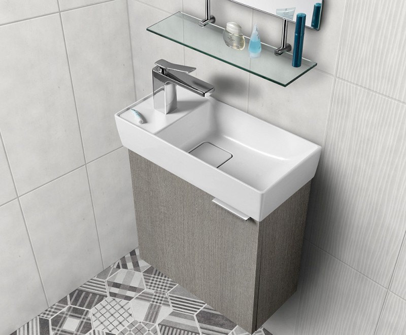 LATUS IX umyvadlová skříňka 44x50x22cm, dub alabama LT090-2222