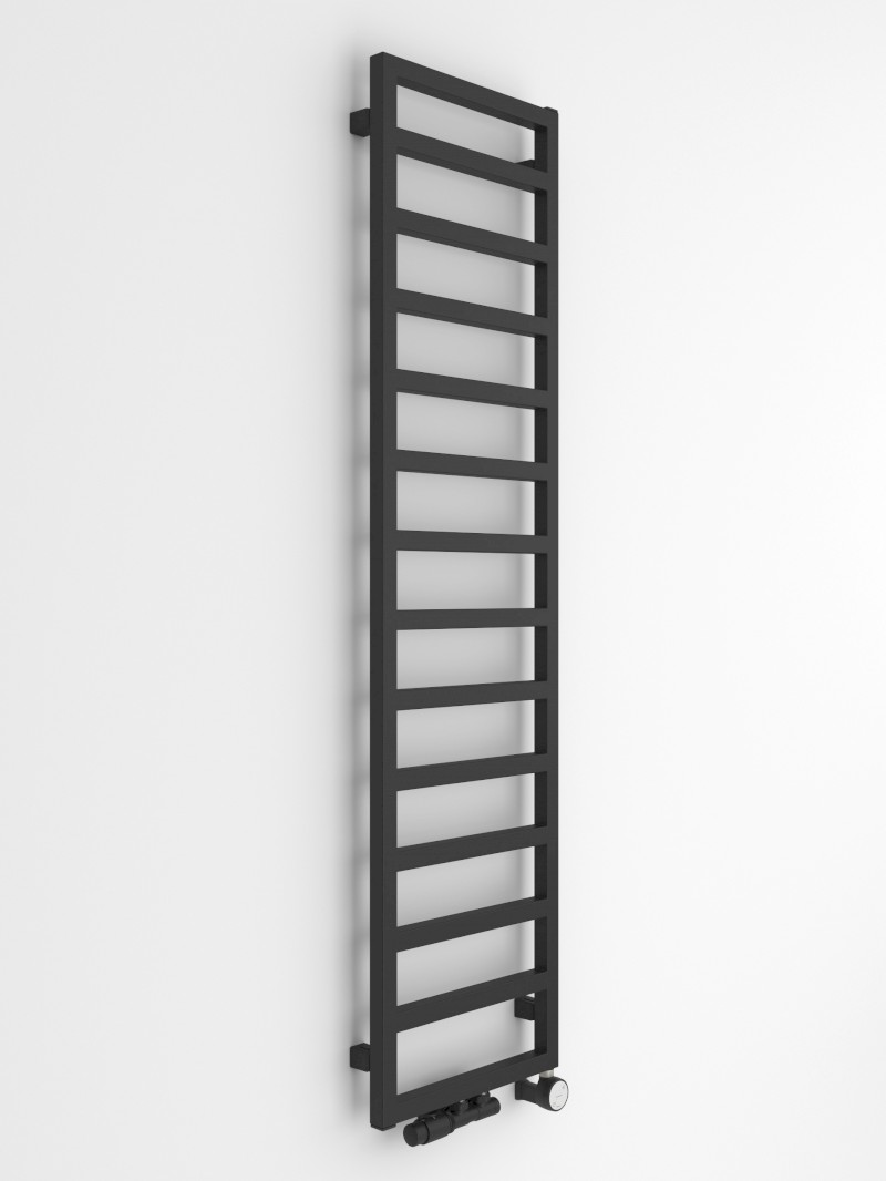 GIANLUCA otopné těleso 400x1590mm, černá mat GL159B